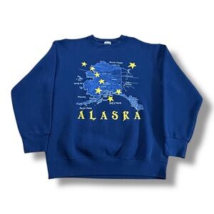 Men’s Fruit Of The Loom Alaska Crewneck Sweatshirt